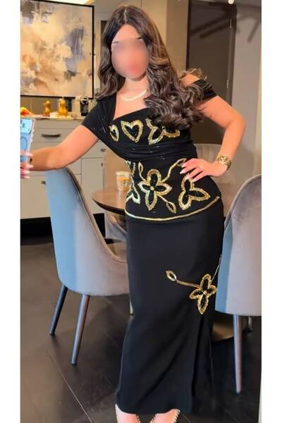 NALA FASHION فستان ملكي، طويل