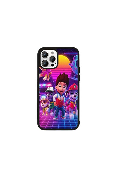 Generic Brand Husa Premium iPhone 13 Patrula Catelusilor - Model Neon City Pa...