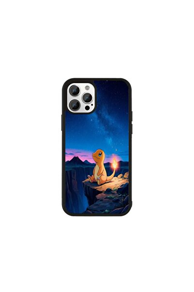 Generic Brand Husa Premium Galaxy A56 Pokemon - Model Charmander Cliff Night