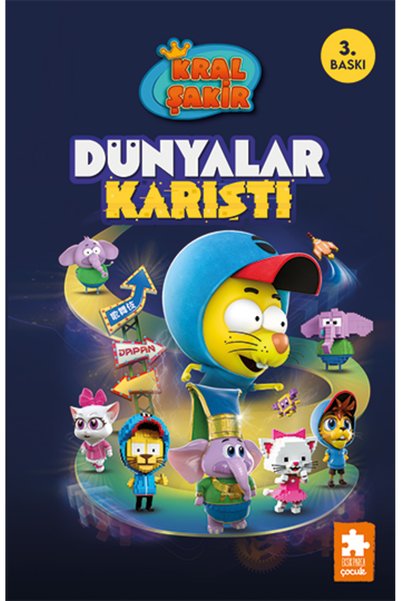Eksik Parça Yayınları Kral Şakir Dünyalar Karıştı (Ciltli) kitabı - Varol Yaş...