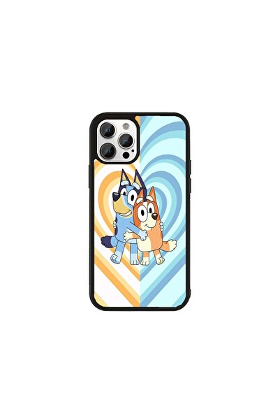 Generic Brand Husa Premium iPhone 11 Pro Bluey - Model Bluey & Bingo Îmbrățiș...