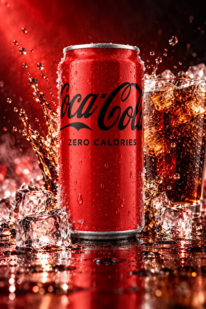 Coca-Cola Zero 185 ml, bax 10 doze, Zero Zahăr, bautura racoritoare carbogazoasa