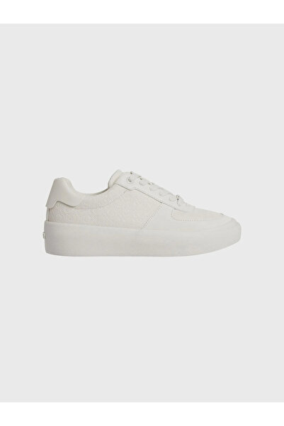 Calvin Klein Kadın Krem Sneaker