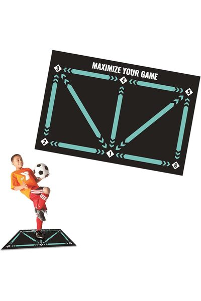 OtherMax Covoraș de Antrenament Fotbal Antiderapant cu Amortizare 60x90 cm Negru