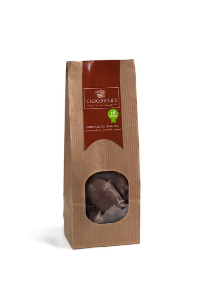 CHOCOHOLICS Curmale cu ghimbir si scortisoara in ciocolată neagră,vegane, art...
