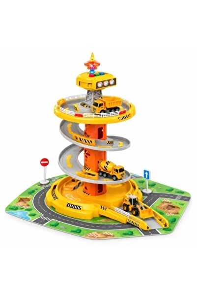 velve Set parcare supraetajata copii, 3 niveluri,lumini si sunete, covoras si...