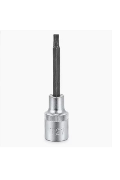 Generic Brand T27 Torx Bit Socket 1/2 Inch Drive, 4 Inch Long CR-V Metal Star...