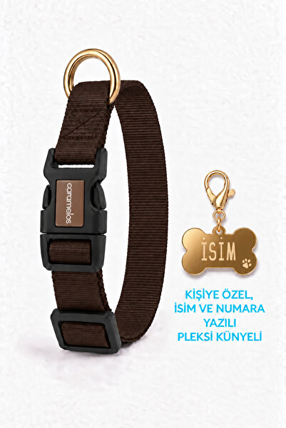 CARAMELOS İSİMLİ KÖPEK TASMASI, AYARLANABİLİR YAVRU, MİNİ, ORTA VE BÜYÜK IRK ...