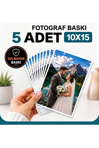 Genel Markalar Terakki Fotoğraf Baskısı 5 Adet 10X15 Ebat 260 gr