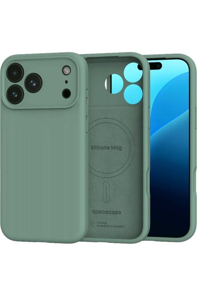 spacecase Θήκη iPhone 18 Pro Max / 17 Pro Max Silicone Mag Case Σιλικόνης με ...