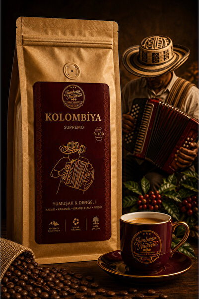 KOLOMBİYA SUPREMO SINGLE ORIGIN ÇEKİRDEK KAHVE