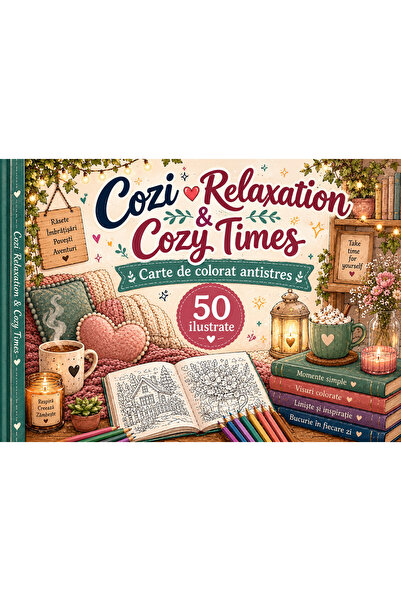 COZY RELAXATION Ζεστές στιγμές. Ανακαλύψτε το νέο χαλαρωτικό βιβλίο ζωγραφική...