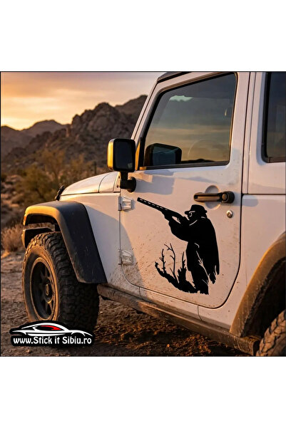 StickITsibiu Abtibild Auto Pasiune Vanatoare - Car Sticker | Water + UV Resis...
