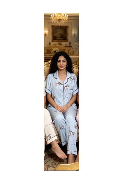 Generic بيجامة نسائية A7461 لون أزرق