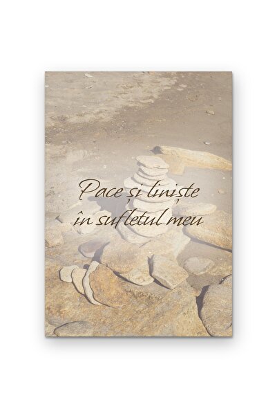 OEM Poster Decorativ Pace și Liniște în Sufletul Meu, Mesaj Inspirațional, Ca...