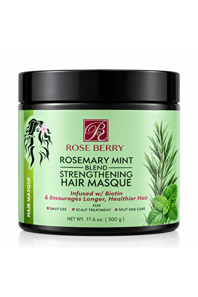 ROSE BERRYY Rosemary and Mint Hair Strengthening Mask
