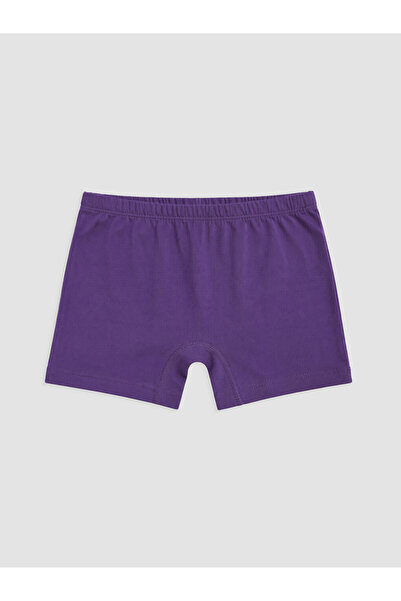 LC Waikiki Peak New Season Purple Girls' Boxer Shorts