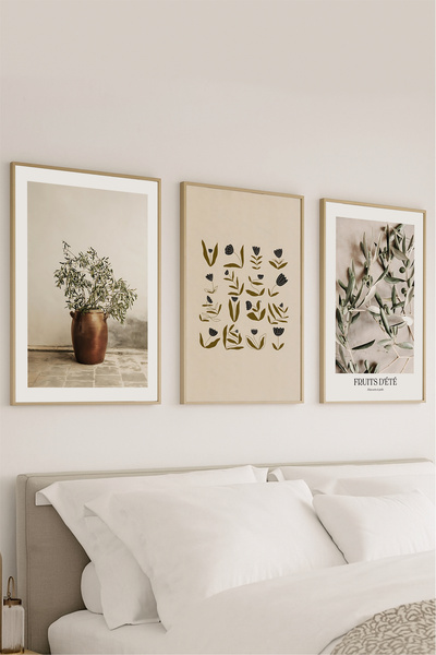 VOBA STORE MODERN ÇERÇEVE GÖRÜNÜMLÜ MDF TABLO SETİ-167