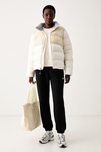 THE NORTH FACE W Tnf Essential Simple Dome Boxy Os Crew Kadin Bej Sweatshirt