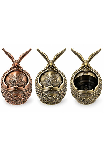 Generic Brand Mep Najma Metal Eagle Design Ashtray Alk6403 New