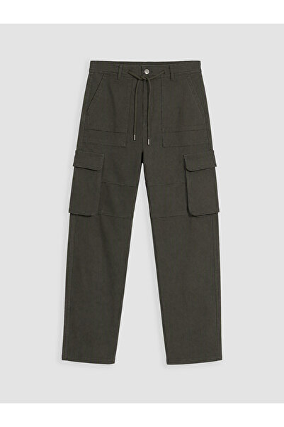 LC Waikiki Vizyon New Season Khaki Loose Fit Men's Cargo Pants