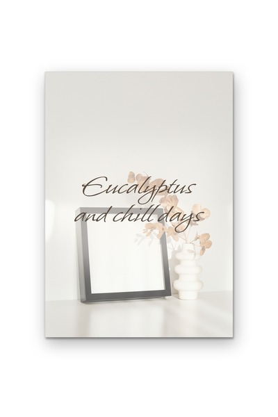 OEM Poster decorativ Eucalipt și Zile Relaxante, design botanic minimalist, c...