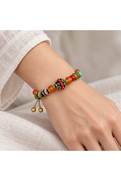 HER ŞEY NOTA www.herseynota.com Ethnic Patterned Colorful Beaded Handmade Bra...