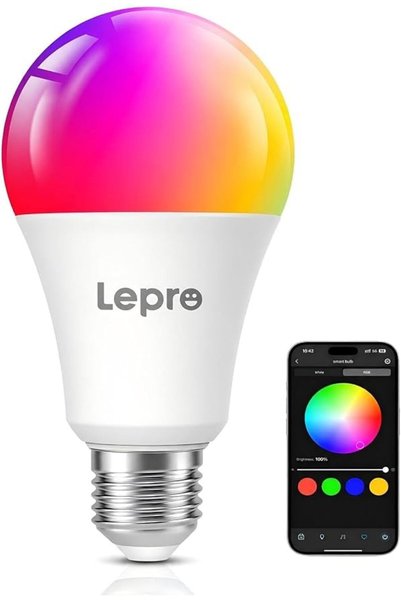LEPRO مصباح ذكي B3 بتقنية الذكاء الاصطناعي E27، 1521 لومن 12 واط (بديل 100 وا...