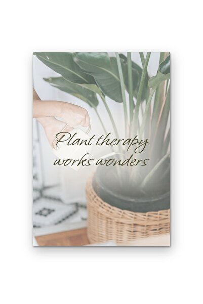 OEM Poster Decorativ Terapie prin Plante, Design Motivational, Carton 250g, A4