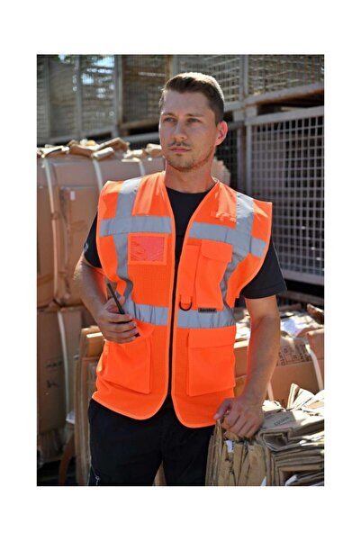 Korntex Multifunctional mesh reflective Vest , 130 g/m², with zippered and po...