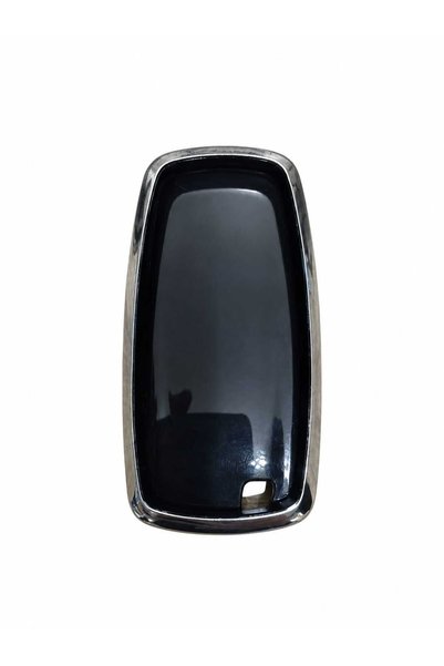 GMA KEYS Ford Kuga Mustang Fusion Ecosport F150 F250 Ranger Compatible Nano Key Case Cover Black Silver Color