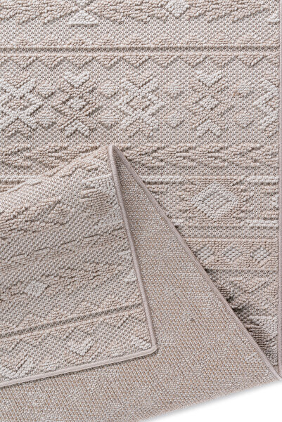 ALLY CARPET ARİA Modern Geometrik Desenli Krem Halı – Salon, Oturma Odası ve ...