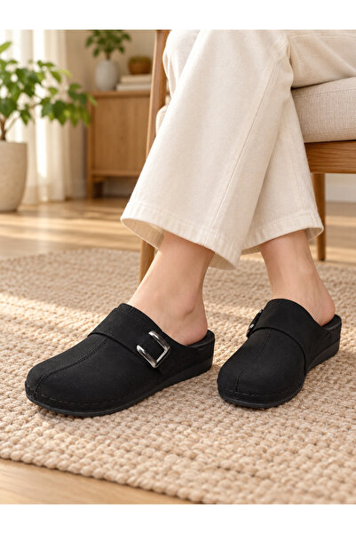 Trendline Women's Suede Accessories, Closed Front, Comfort Sole, Mother-Style...