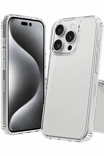 Revasser iPhone 16 pro için Şeffaf Kılıf Şeffaf iphone 16 pro kılıfı İnce Esn...