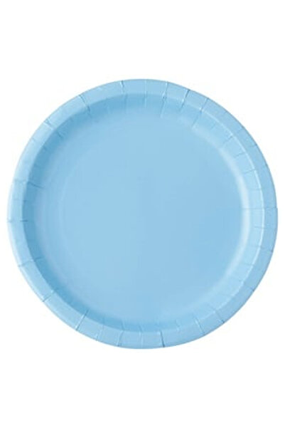 OEM Blue Cardboard Plates 18cm - 10pcs
