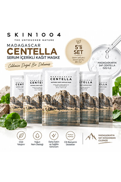 Skin1004 Madagascar Centella Serum İçerikli Kağıt Maske