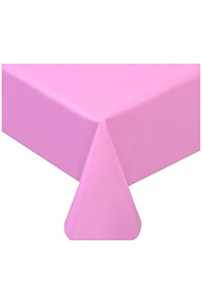 OEM Pink Plastic Tablecloth 137x274cm