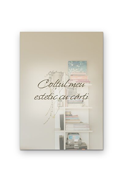 OEM Decorative Poster My Aesthetic Corner with Books, Minimalist Design, 250g...
