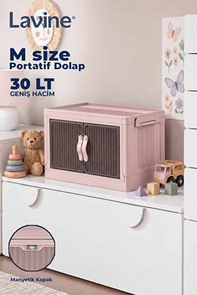 Lavine "Medium" 30 LT Tekli Organizer Dolap Katlanabilir Portatif Manyetik Ka...