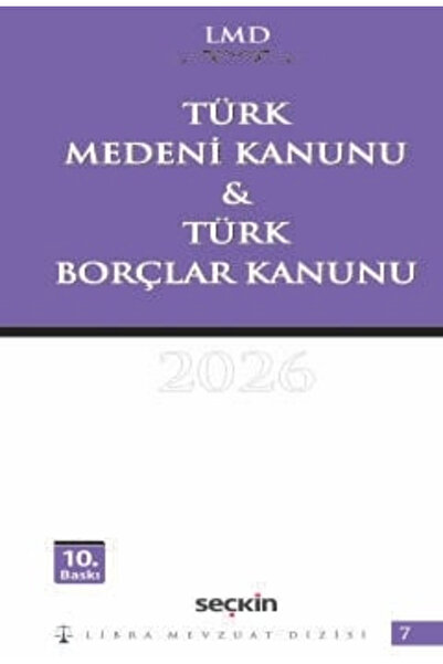 Seçkin Yayıncılık Türk Medeni Kanunu & Türk Borçlar Kanunu / LMD–7
