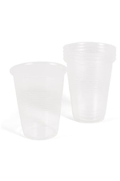 OEM Set of 30 Transparent Plastic Cups 350ml