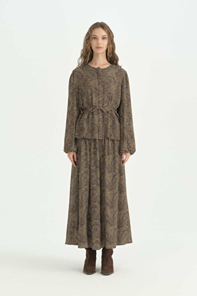 Nihan Drawstring Sleeves Drawstring Tie Etro Shirt - Brown