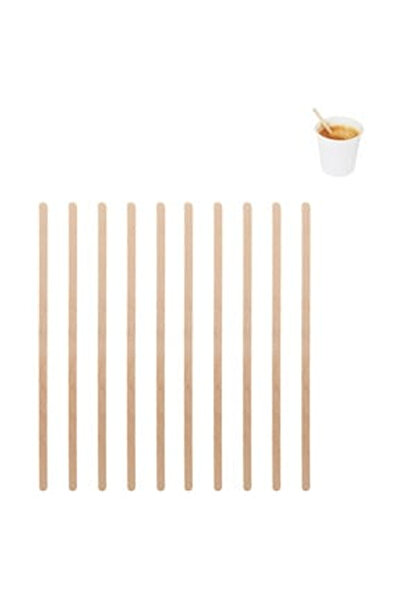 OEM Set Bete Agitatoare de Lemn Ambalate Individual pentru Cafea 14x0.5cm - 5...
