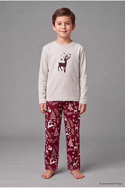 SEASOUL Erkek Çocuk Bambu Pijama Seti
