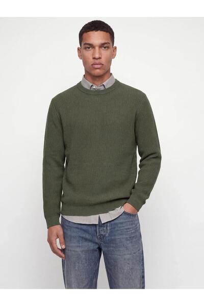 Jack & Jones Jprblaconnor Knit Crew Neck Sweater Men's Forest Night