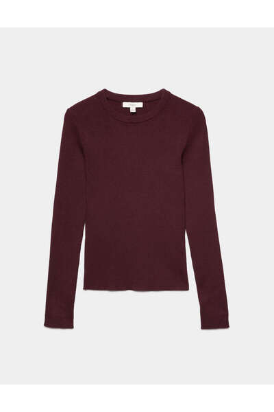 Marks & Spencer Fitilli Bisiklet Yaka Slim Fit Kadın Kazak