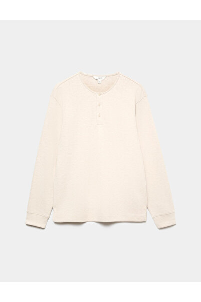 Marks & Spencer Yumuşak Dokulu Henley Üst