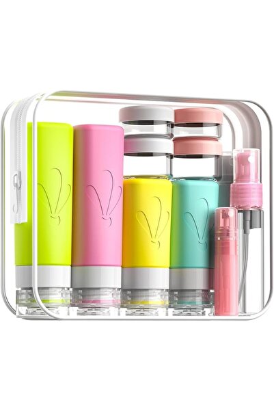 INSFIT 17 Pack Travel Bottles for Toiletries, TSA Approved 90ml 60ml Travel S...