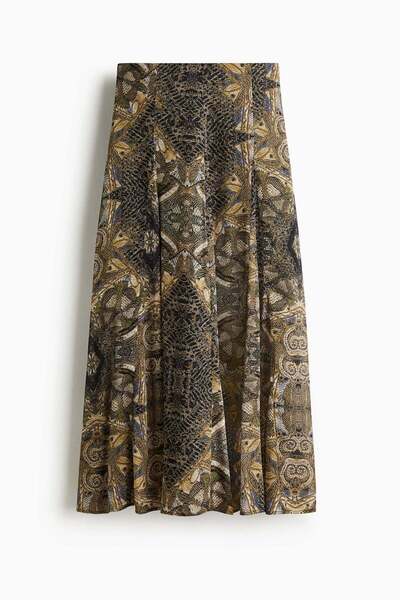 H&M Godet-pleated skirt