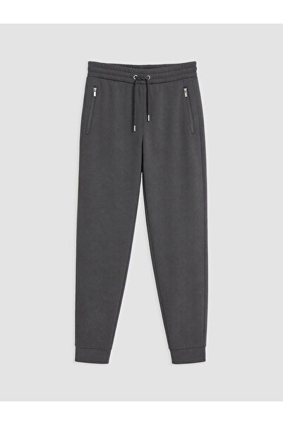 LC Waikiki Nevavm with Difference Lcwaikiki Classic Gray 3 Threaded Flat Stan...